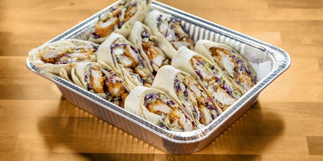 Chicken Half Wraps Tray