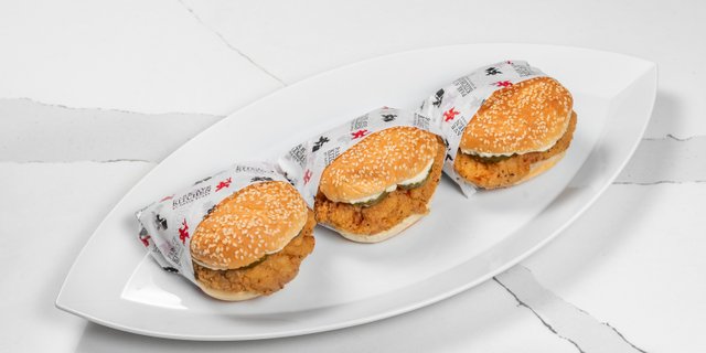 Fried Chicken Sliders Platter