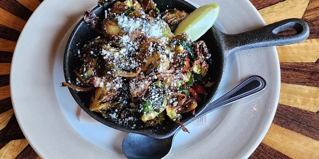 Vegan Crispy Brussel Sprouts