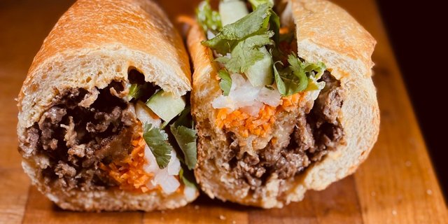 The Sidecar Banh Mi Sandwich