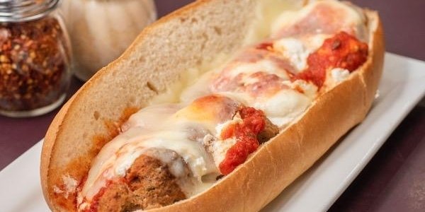 Meatball Parmigiana Sub