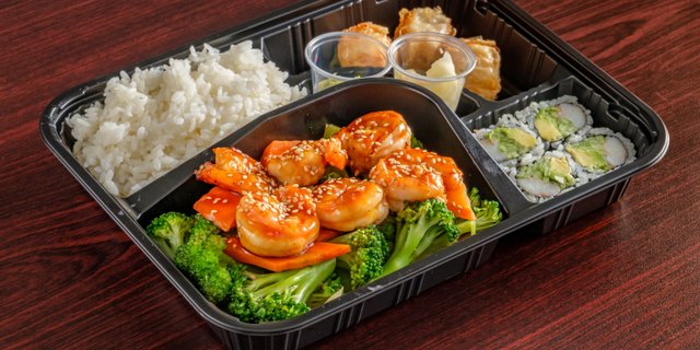 Shrimp Teriyaki Bento Box