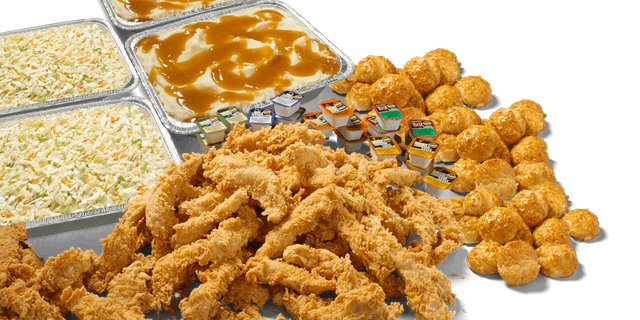 100pc Tenders Meal Bundle (50 Sauces)