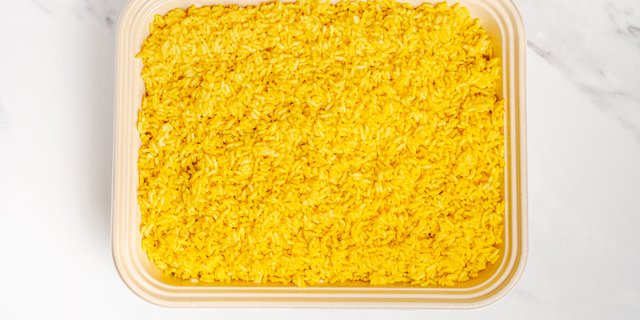Turmeric Rice Platter