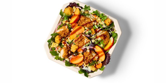 Peachy Bagged Lunch