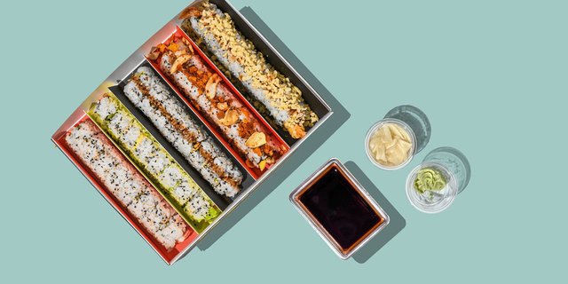 Completely Cooked Sushi Set