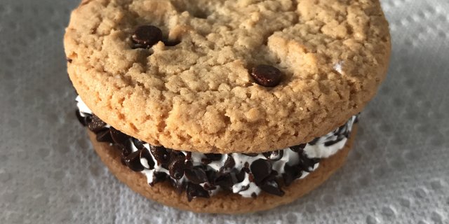 Chocolate Chip Cookie Sandwich