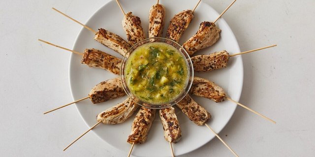 Seared Chicken Skewers