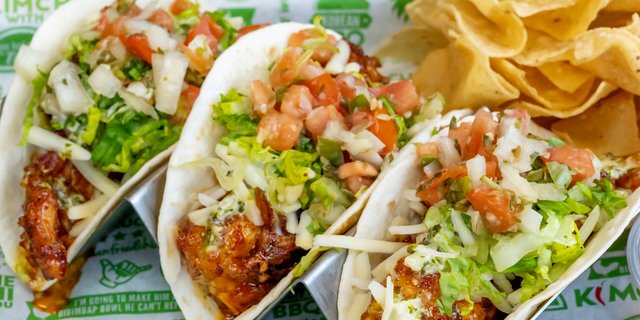 Korean Fried Chicken Taco Boxed Lunch