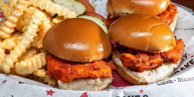 Mini Buffalo Chicken Sandwiches
