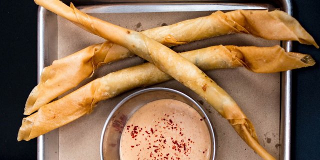 Crispy Chicken Spring Rolls