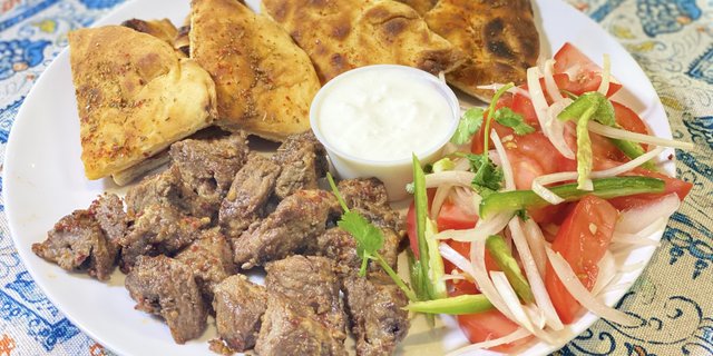 Lamb Kebab & Naan Combo Package