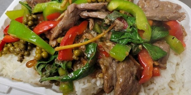 Thai Chili & Peppercorn On Rice (Khao-Med-Pik-Thai-On)