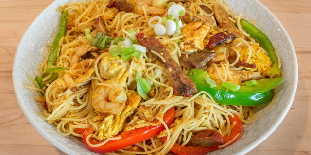Singapore Rice Noodle Platter
