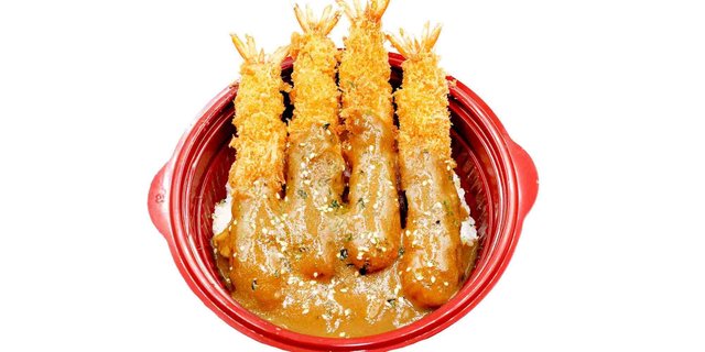 Curry Shrimp Tempuradon