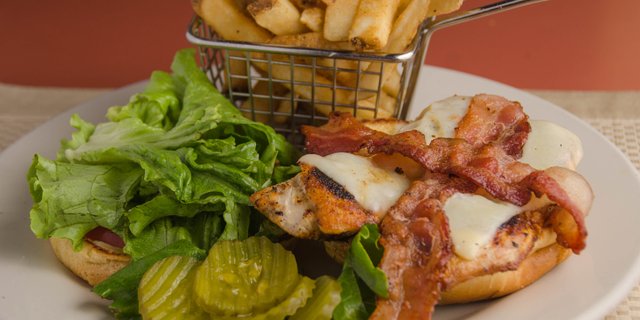 Cajun Chicken Club Sandwich