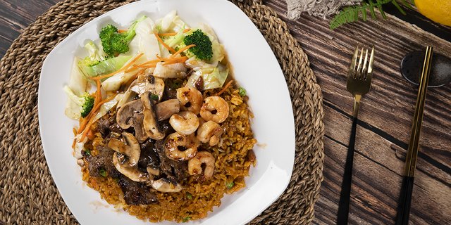 Beef & Shrimp Hibachi