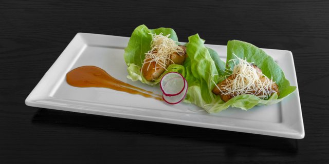 Black Cod Lettuce Wraps
