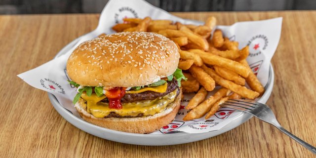 Double American Burger