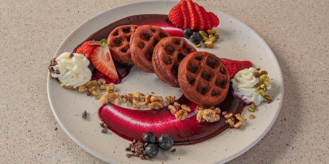Beet Waffles