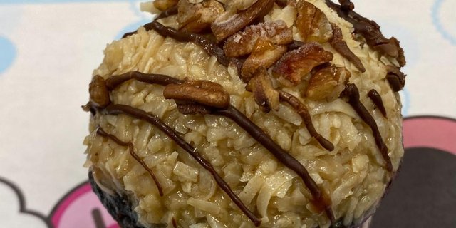 German Chocolate Cupcake