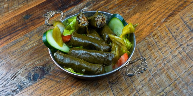 Dozen Grape Leaves