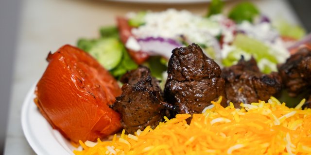 Steak Kaboob Plate