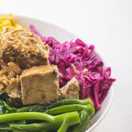 Mandarin Tofu Salad Bowl