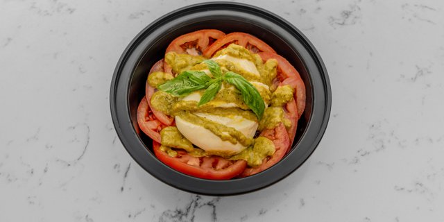 Individual Bufala Caprese Salad