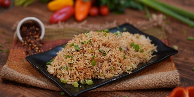 Indo-Chinese Chicken Fried Rice
