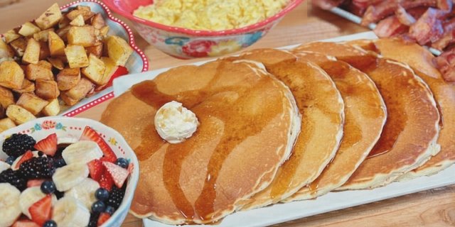 Pancake Breakfast Platter