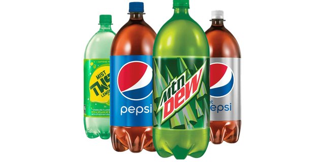 Assorted 2L Soda Bottles