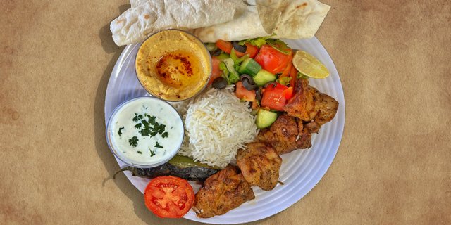 Chicken Kabob Plate