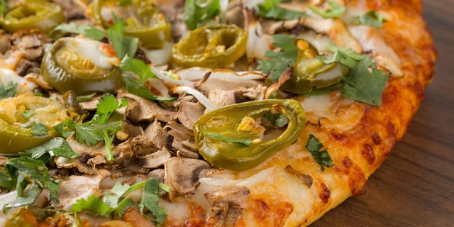 Vegetarian Spicy Himalayan Pizza
