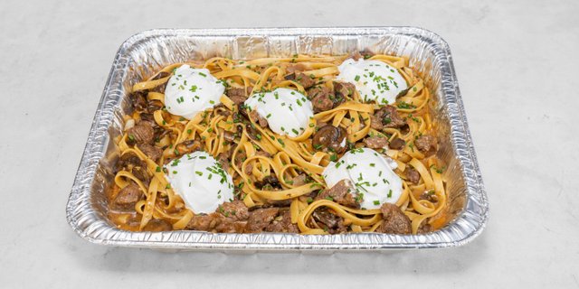 Beef Stroganoff Platter