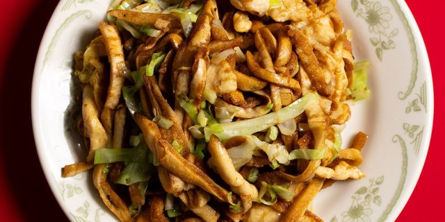 Beijing ChǎoBǐng - 鸡肉白菜白炒饼