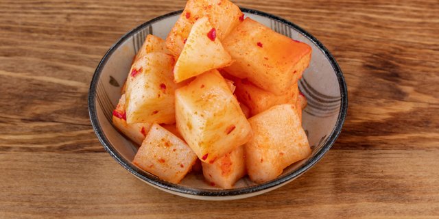 Vegan Radish Kimchi
