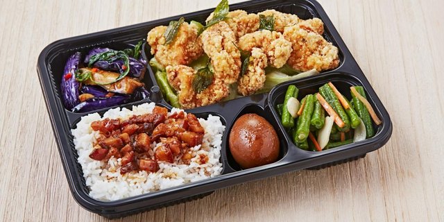 Popcorn Chicken Bento Box