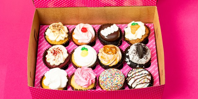 One Dozen Assorted Cupcakes