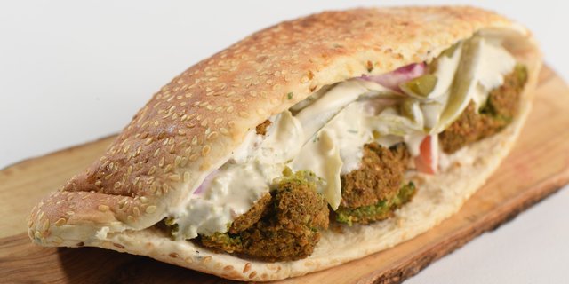 Sesame Falafel Sandwich