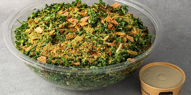 Family-Style Kale Caesar Salad