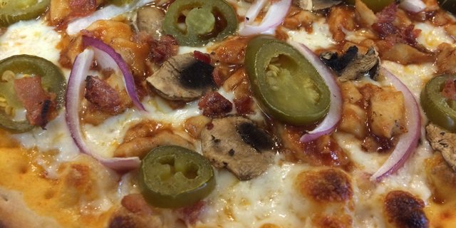 Spicy BBQ Chicken & Bacon Pizza