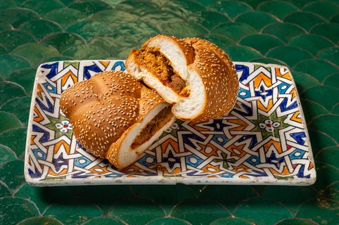 PALA Fishballs Challah Sandwich