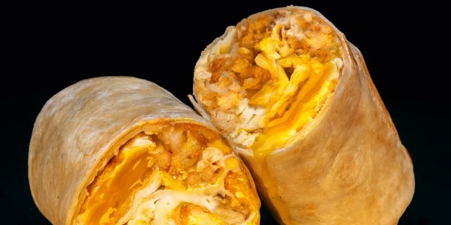 Egg & Cheese Breakfast Burrito