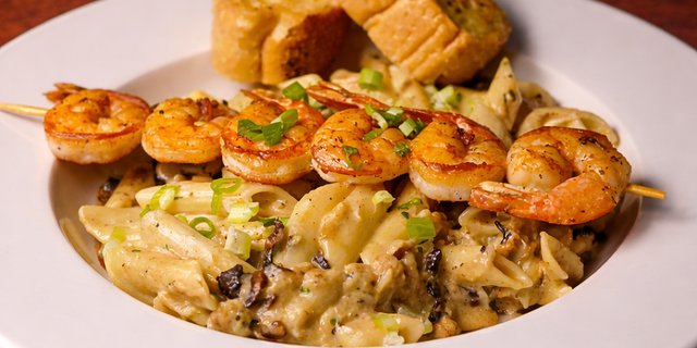 Shrimp Pontchartrain Pasta