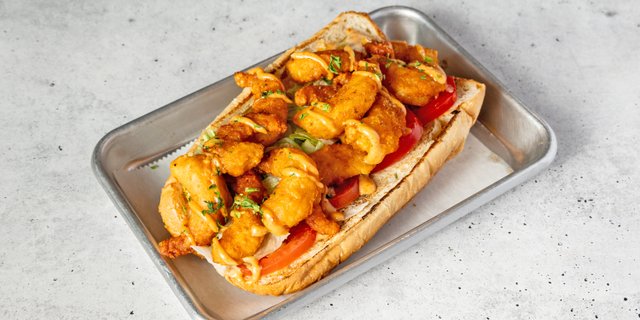 Fried Shrimp Cajun Po’ Boy