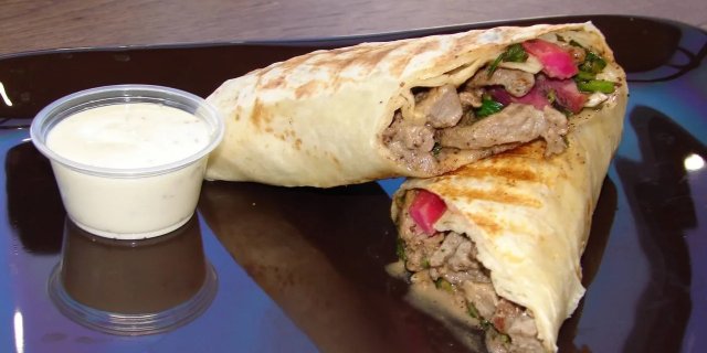 Beef Shawarma Wrap Tray
