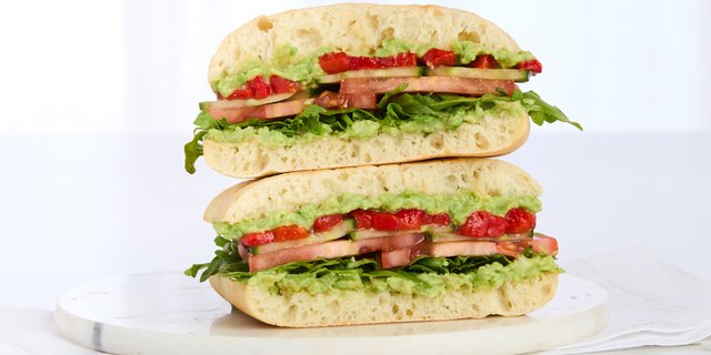Vegan Delight Sandwich Lunch Box w/ Salad