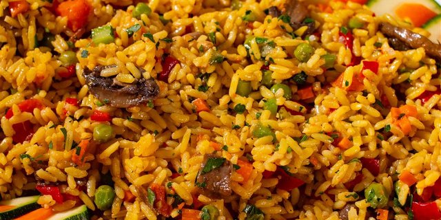 Saffron Rice Primavera