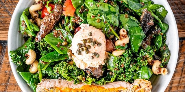 Mediterranean Salmon Bowl